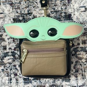 Loungefly Baby Yoda Mandalorian Black Clutch